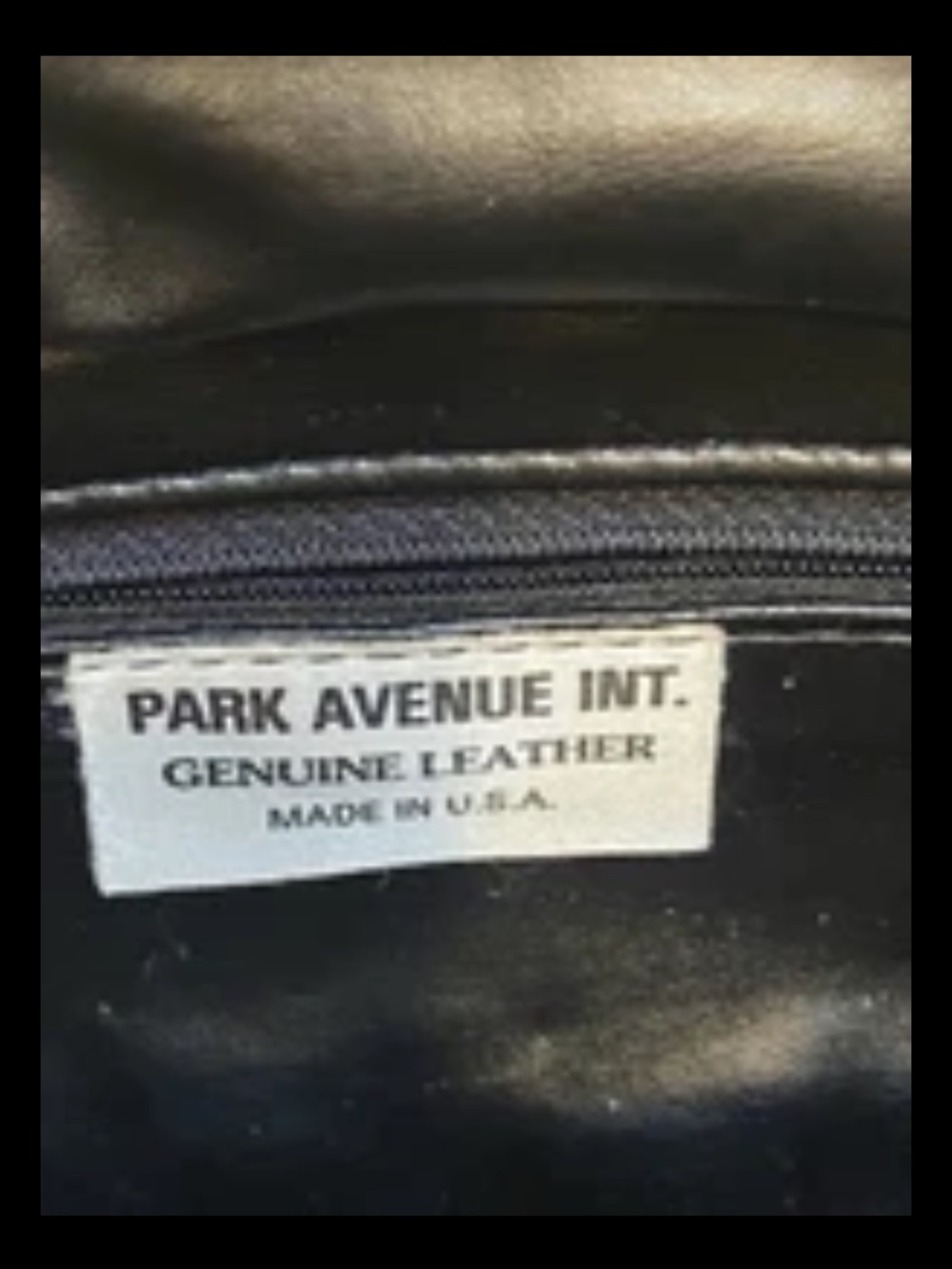 Park Avenue Int. VTG Genuine Leather Purse/Clutch/Shoulder Bag ,Green Metallic - Picture 4 of 4